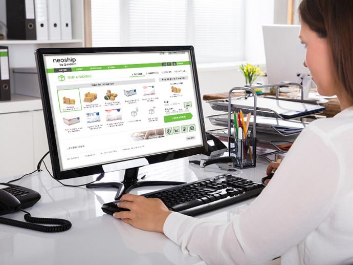 Neoship online shipping software